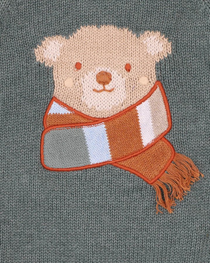 Mateo Bear Jumper - Aster & Ruby