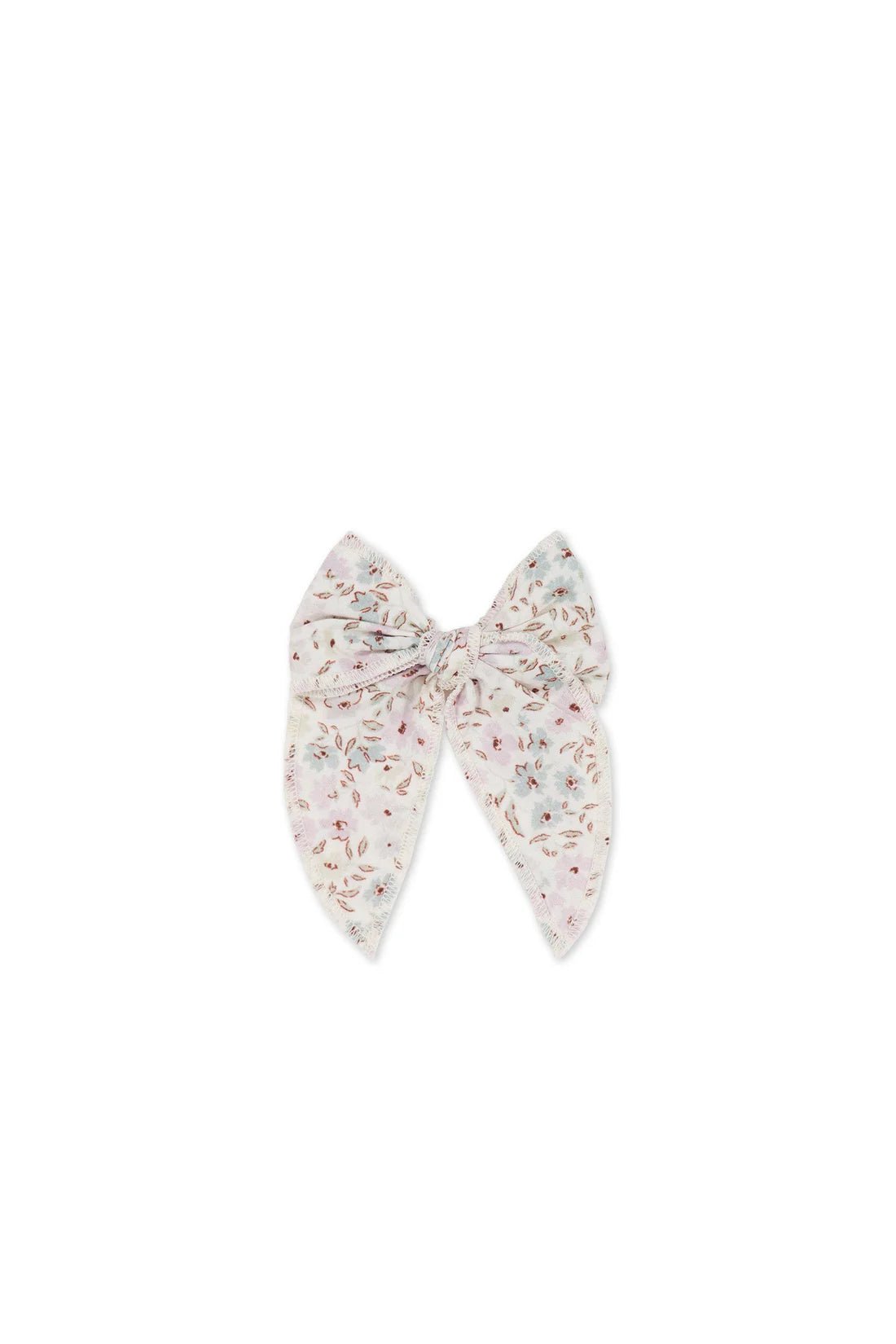 Organic Cotton Voile Bow - Fifi Violet - Aster & Ruby