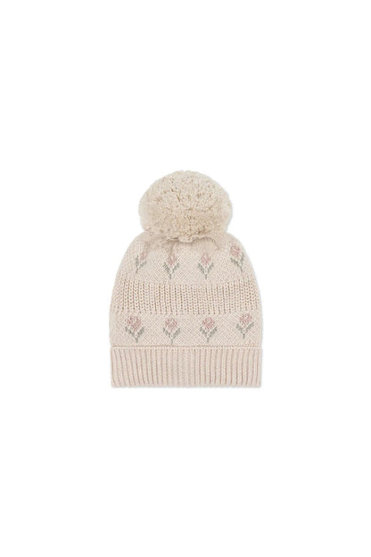 Sienna Hat - Miranda Light Oatmeal Marle - Aster & Ruby